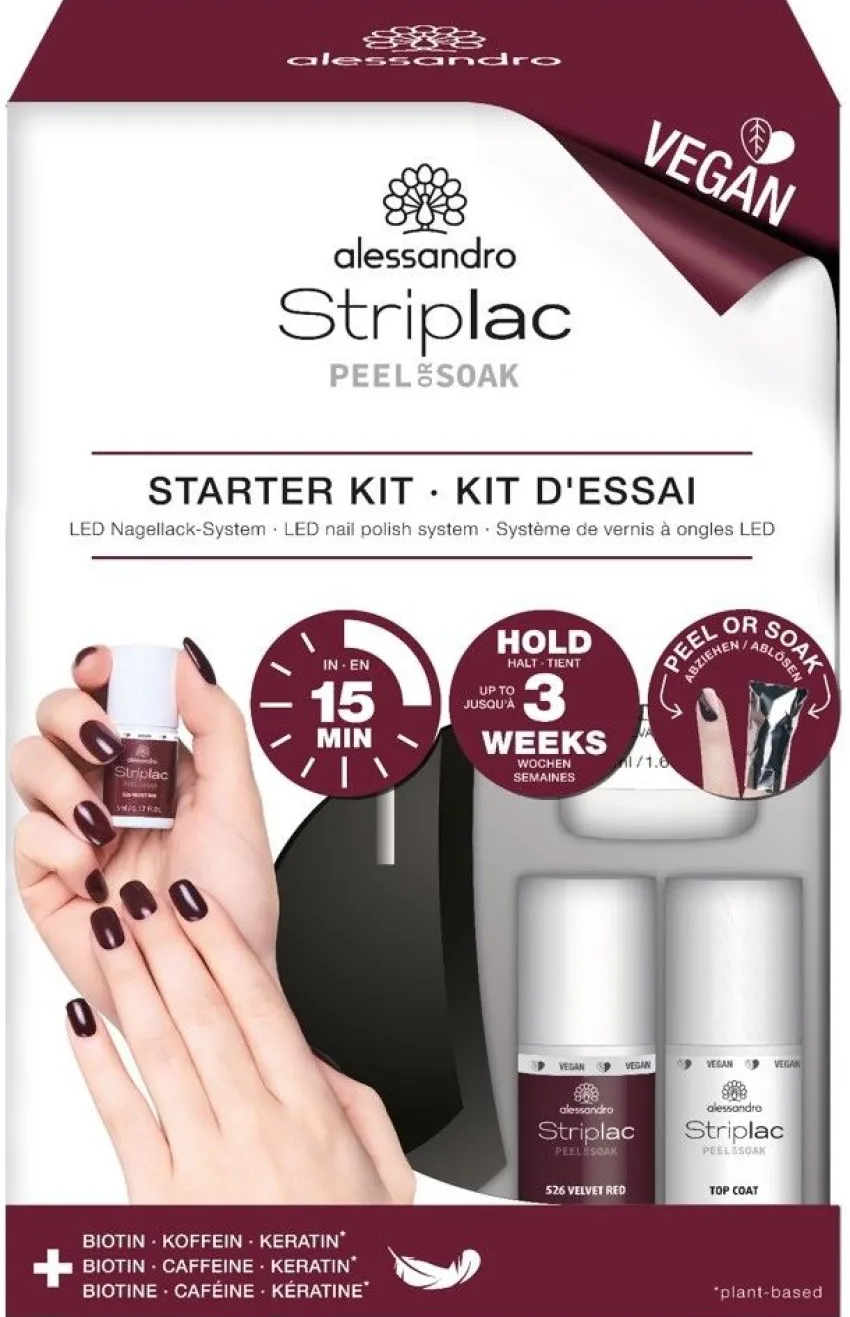 Clearance Alessandro Striplac Peel Or Soak Striplac Starter Kit