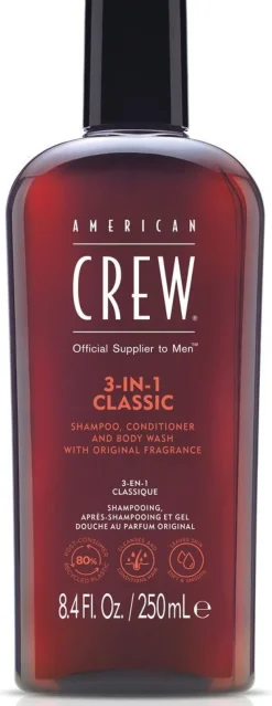 Outlet American Crew 3 in 1 Classic Shampoo