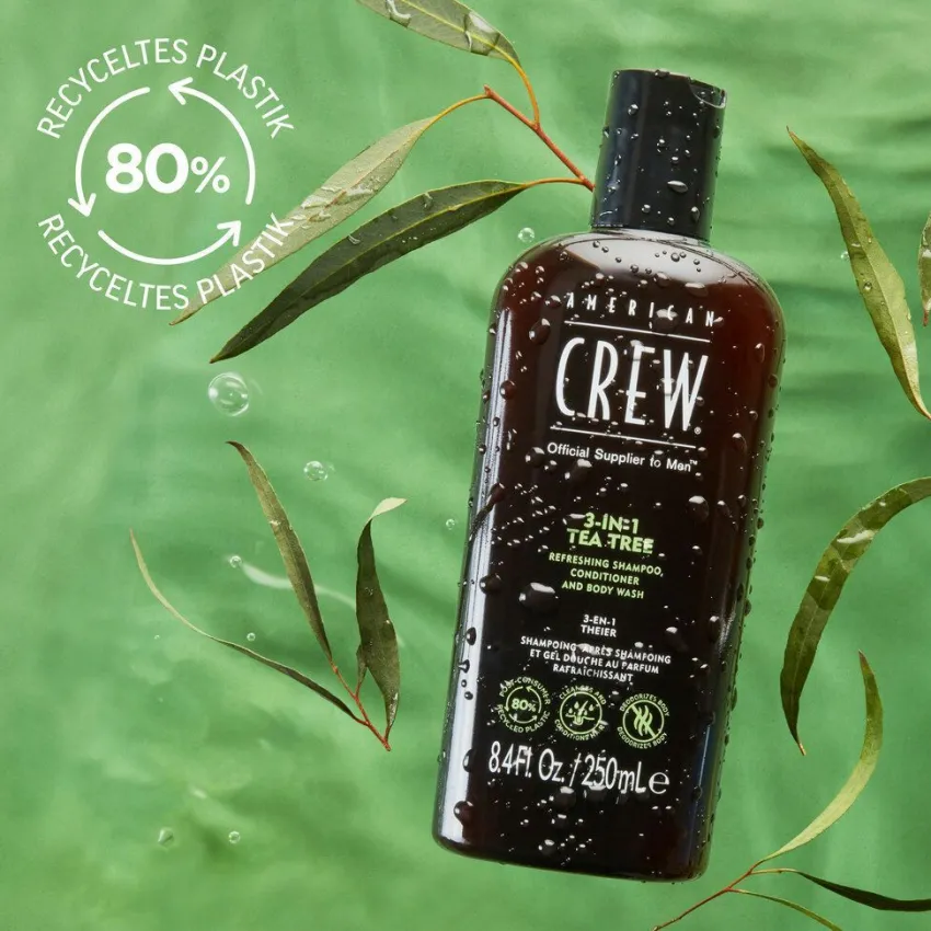 Clearance American Crew 3 in 1 Tea Tree Shampoo