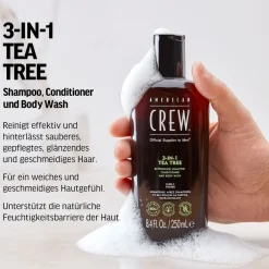 Clearance American Crew 3 in 1 Tea Tree Shampoo