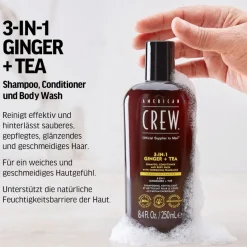 Outlet American Crew 3in1 Chamomile & Pine Shampoo, Conditioner & Body Wash