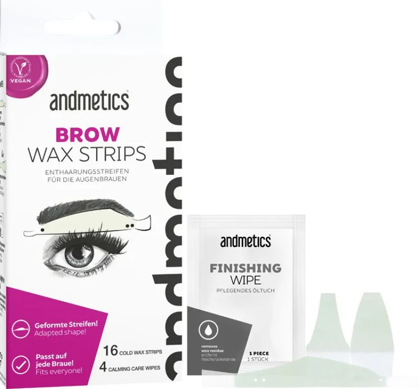Online andmetics Brow Wax Strips Women