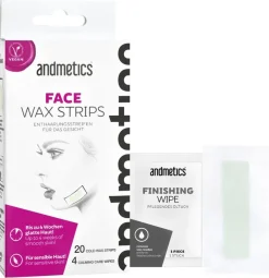 Online andmetics Face Wax Strips