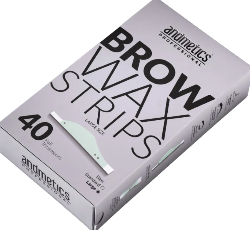 Online andmetics professional Brow Wax Strips Large