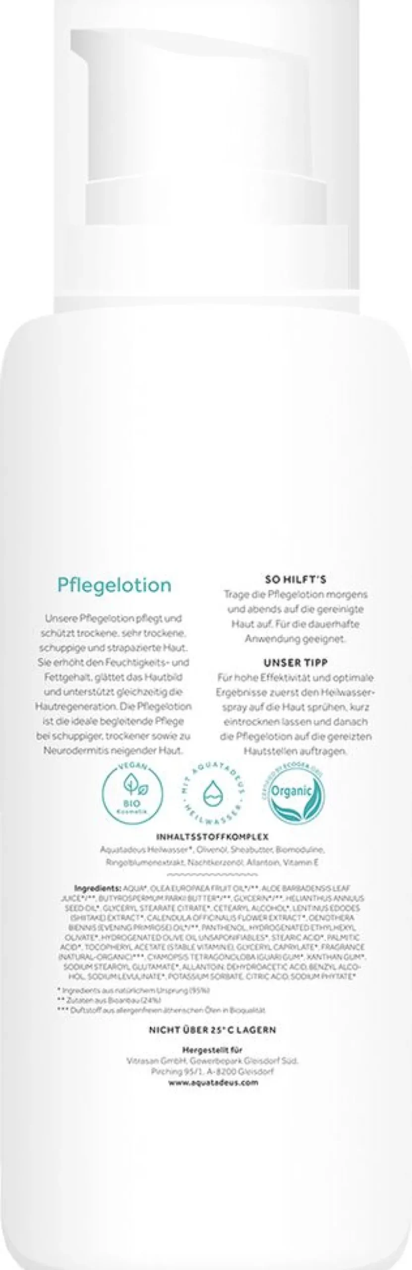 Sale Aquatadeus Pflegelotion - oh lucky skin