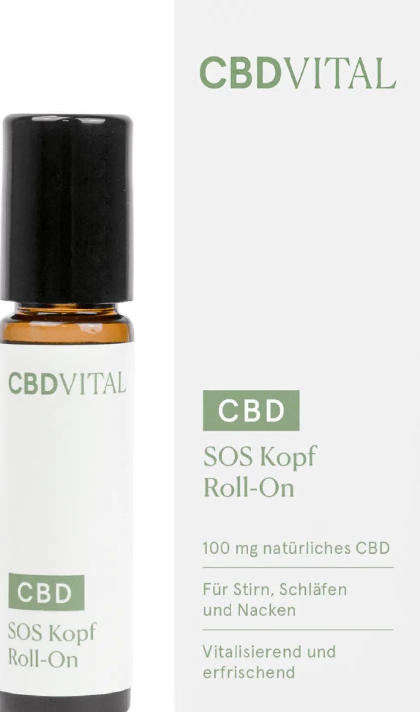 New CBD VITAL SOS Kopf Roll On