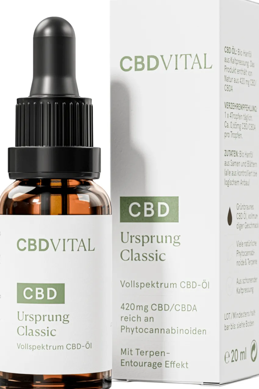 Fashion CBD VITAL Vollspektrum Öl URSPRUNG Classic