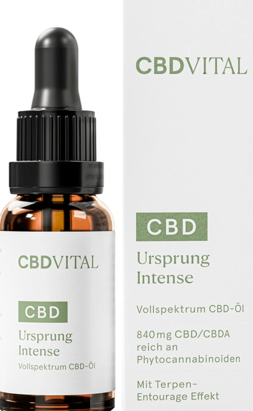 Clearance CBD VITAL Vollspektrum Öl URSPRUNG Intense