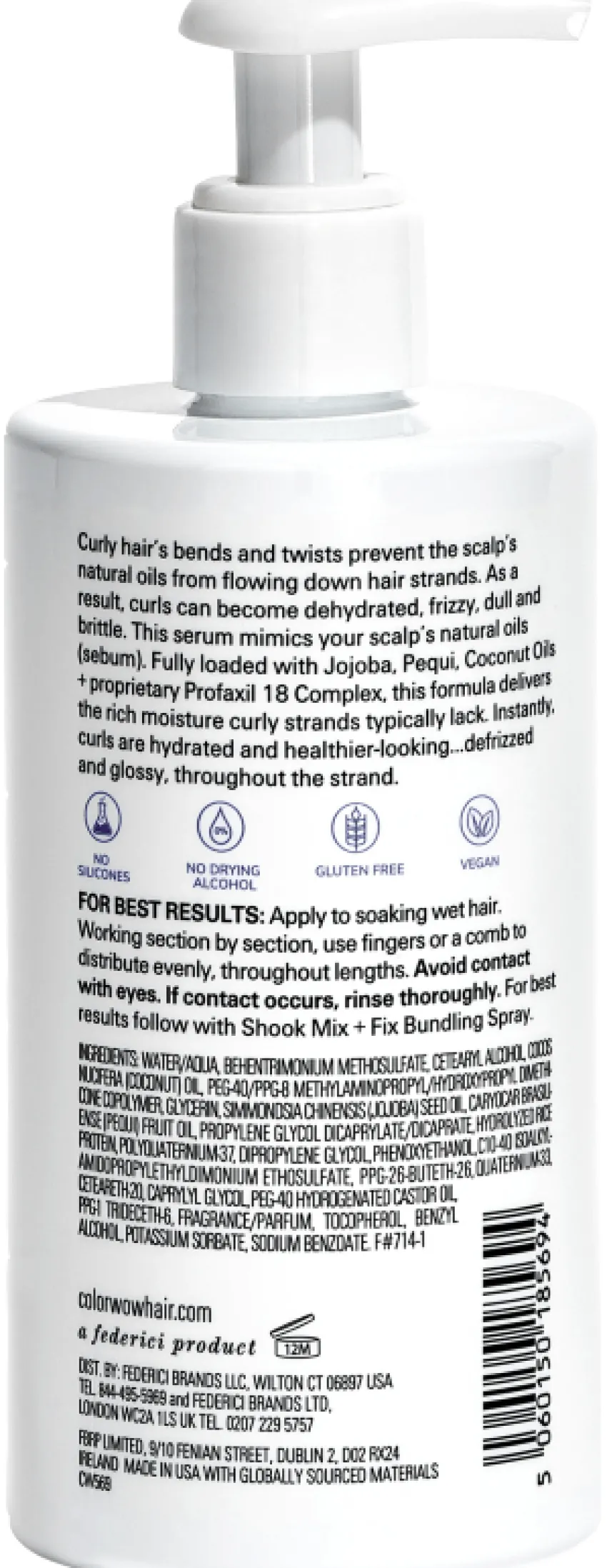 Fashion Color Wow Curl Flo-Etry Vital Natural Serum