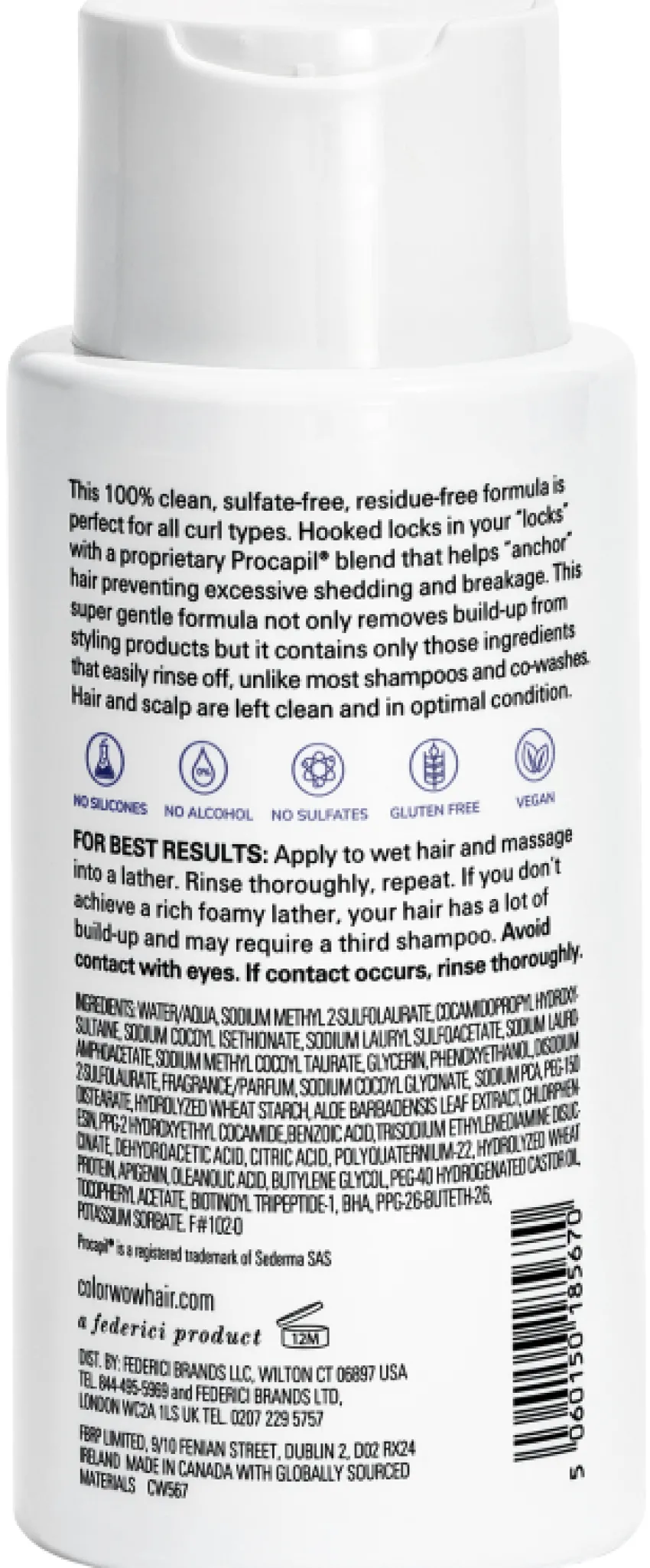 Fashion Color Wow Curl Hooked Clean Shampoo