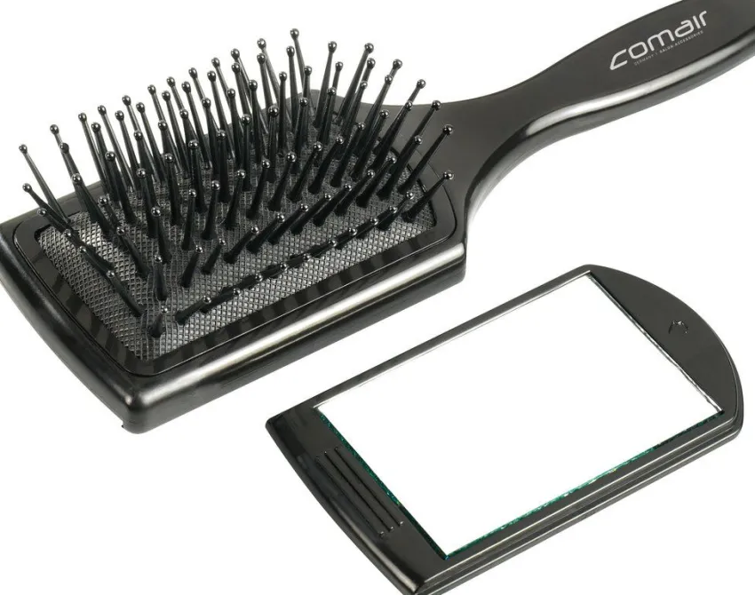 New Comair Mini Paddlebrush mit herausziehbarem Spiegel