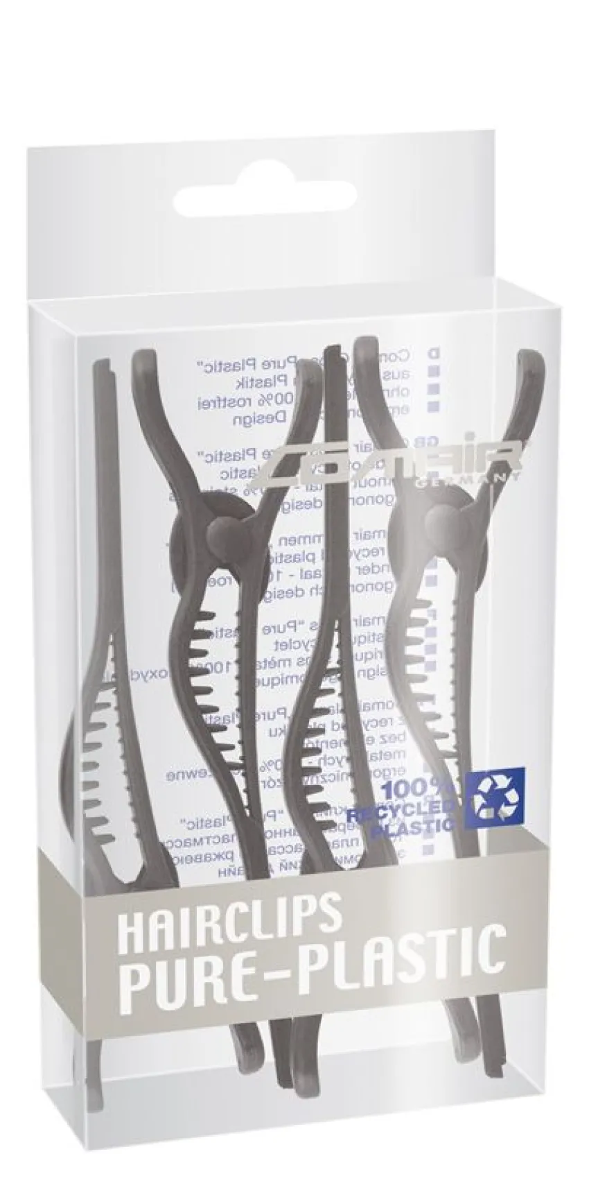 Fashion Comair Pure-Plastic Haarclips