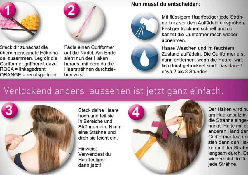 Fashion Cover Hair Curl Formers