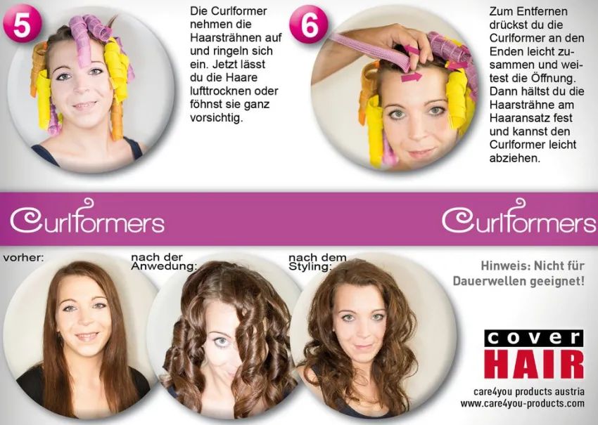 Fashion Cover Hair Curl Formers