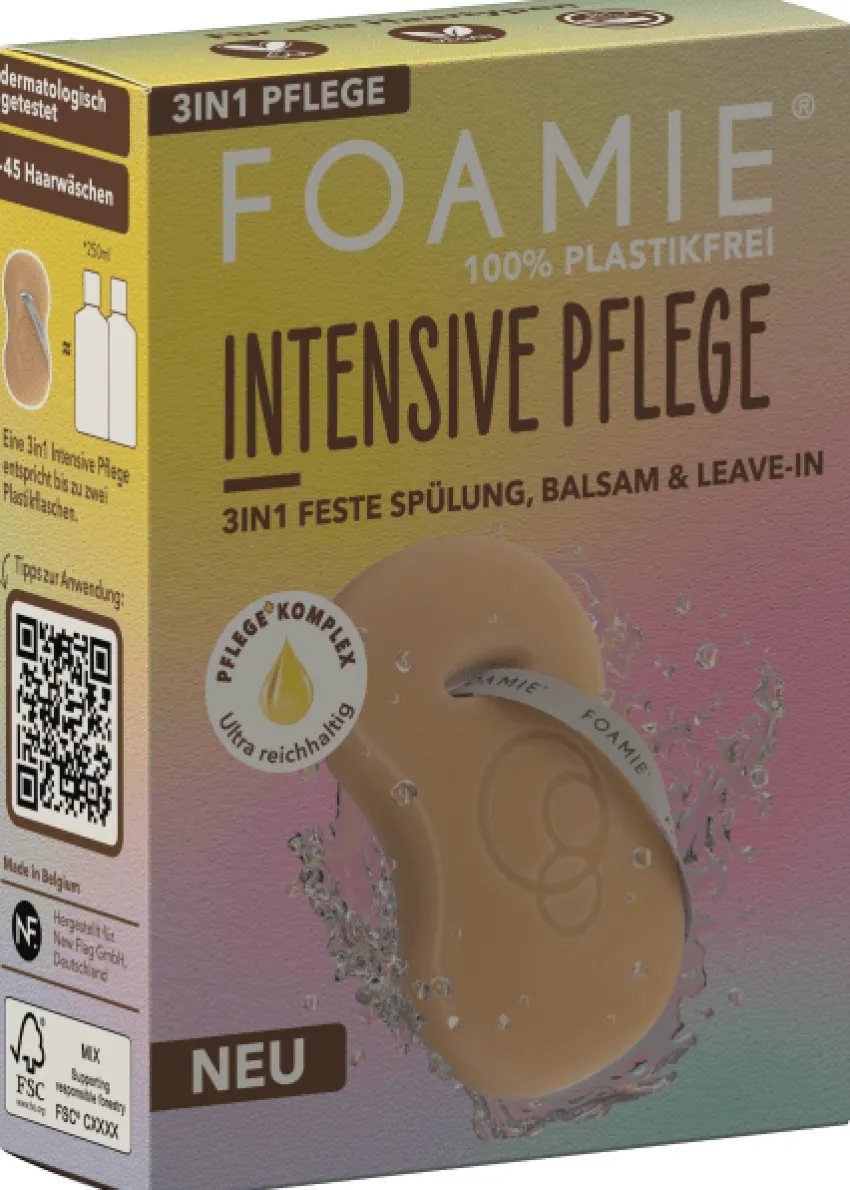 Clearance Foamie 3in1 Feste Spülung, Balsam & Leave-In ManeMagic