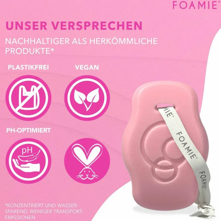 Clearance Foamie Niacinamid Shampoo Bar Feste Pflege für Kräftigung