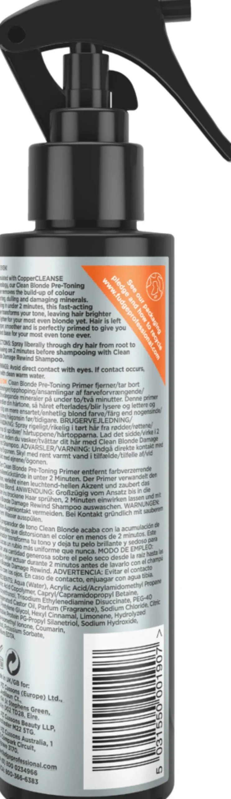 Clearance Fudge Clean Blonde Pre-Toning Primer