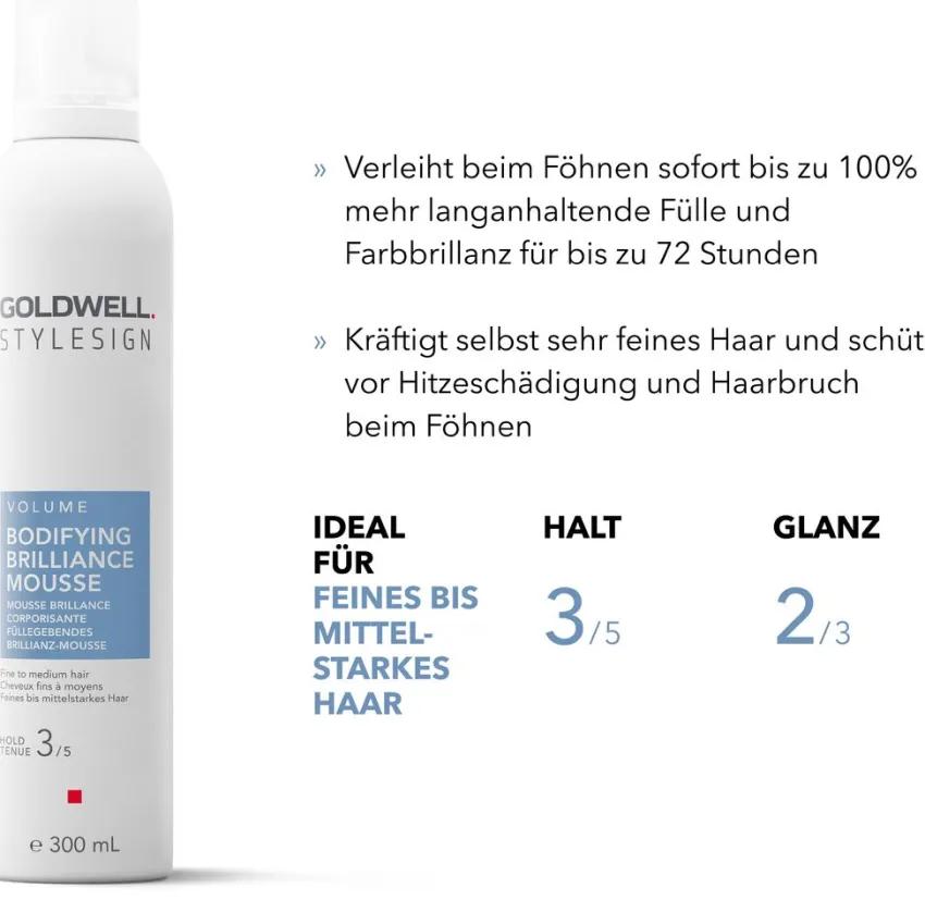 Fashion Goldwell Stylesign Volume Bodifying Brilliance Mousse