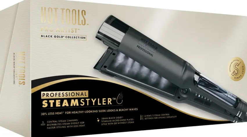 Sale Hot Tools Professional Black Gold Steam Styler