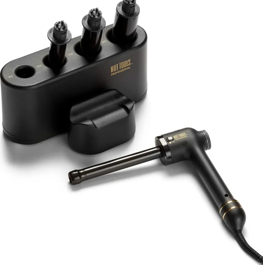 Online Hot Tools Professional Black Gold Curl Bar Set
