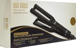 Discount Hot Tools Professional Black Gold Dual Plate Glätteisen