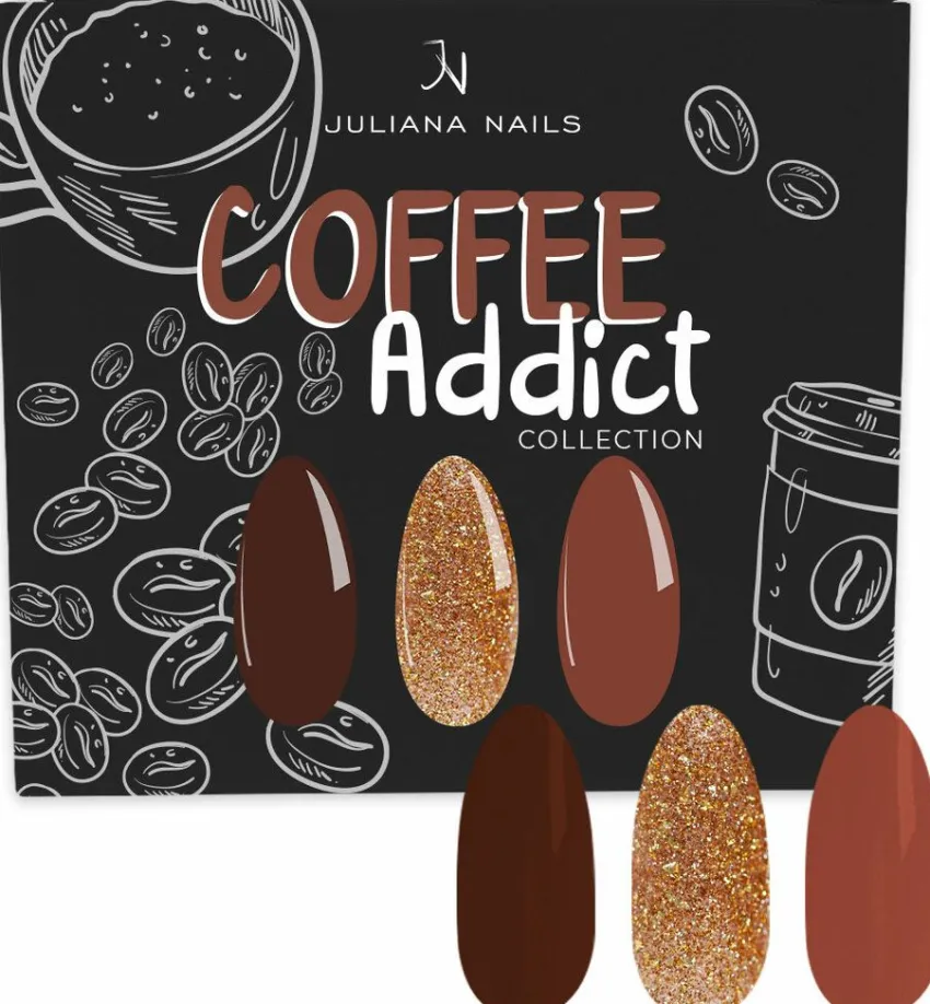 Clearance Juliana Nails Gel Lack Collection Coffee Addict