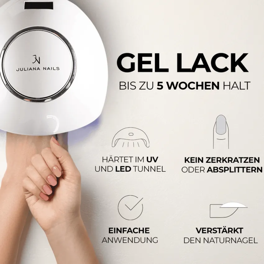 Best Juliana Nails Gel Lack High Gloss Finish No Wipe
