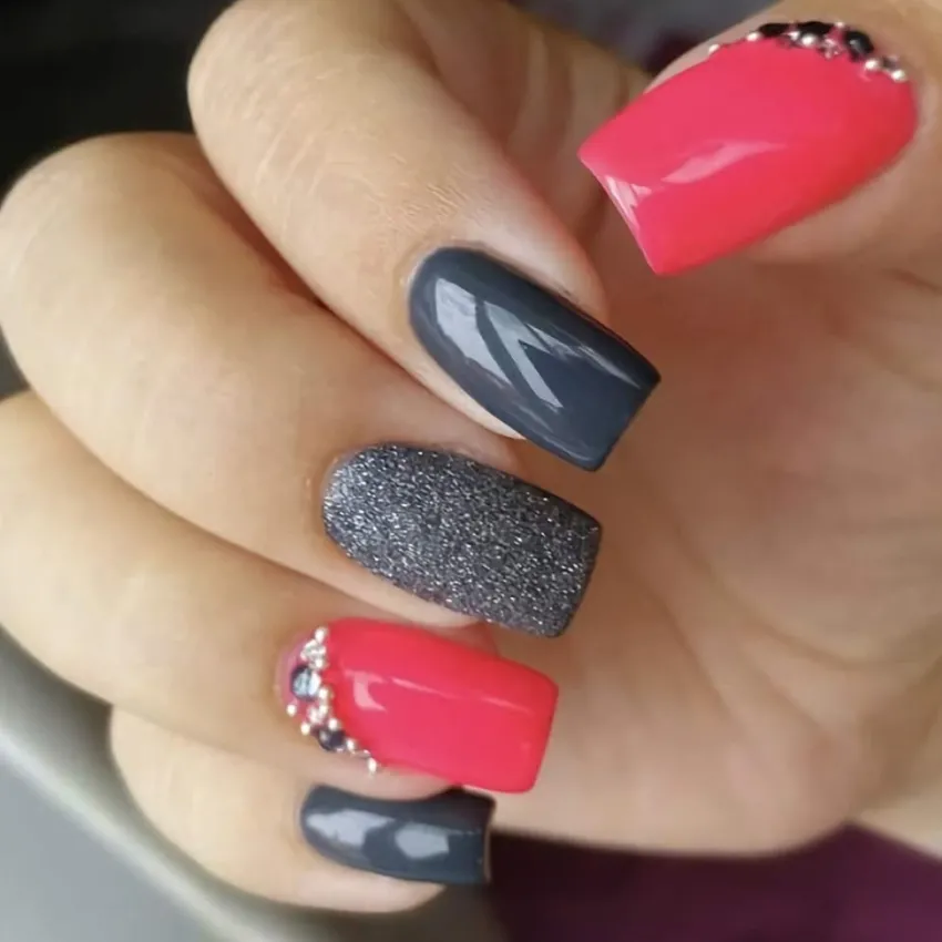 Fashion Juliana Nails Gel Lack Schwarz & Grautöne