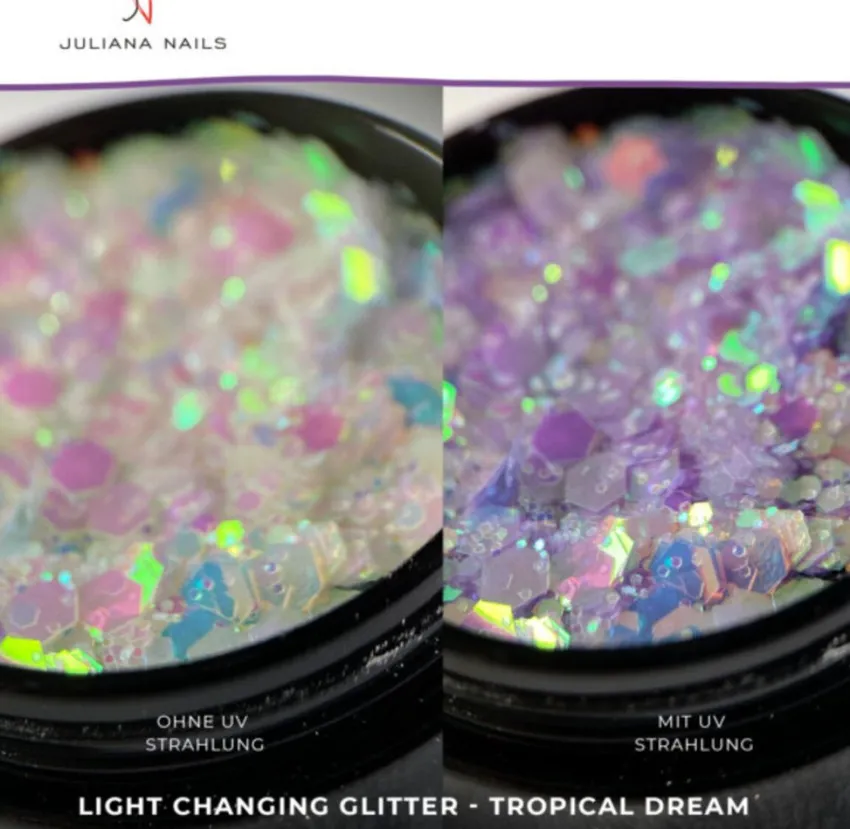 Discount Juliana Nails Light Changing Glitter