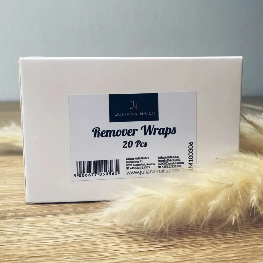 Hot Juliana Nails Remover Wraps 20 Stück