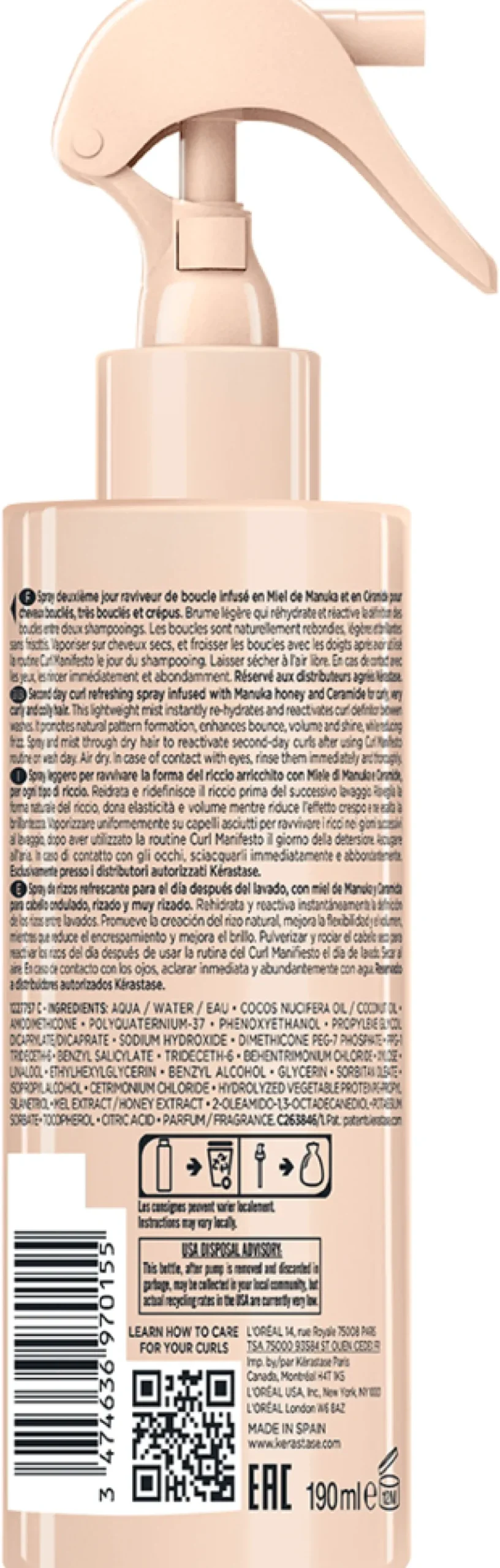 Hot Kérastase Curl Manifesto Refresh Absolu