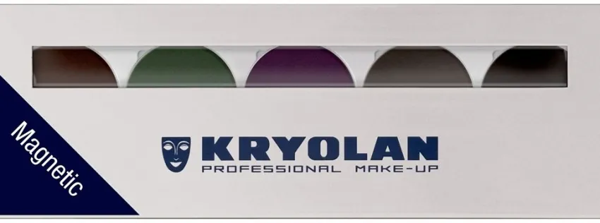 Clearance Kryolan Professional Make-Up Kryolan Cake Eye Liner Set 5 Farben magnetisch