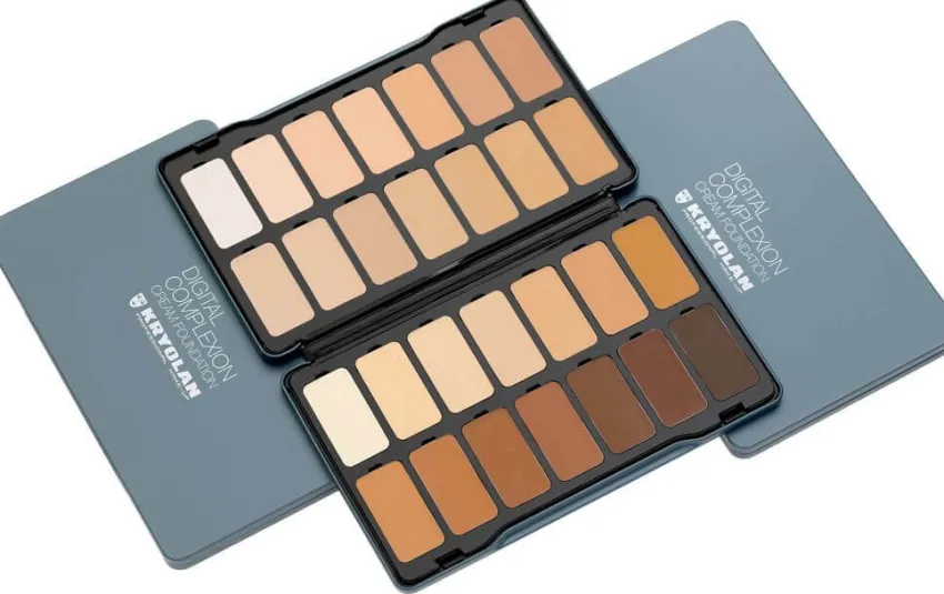Fashion Kryolan Professional Make-Up Kryolan Digital Complexion Cream Foundation Palette 28 Farben Digital 1