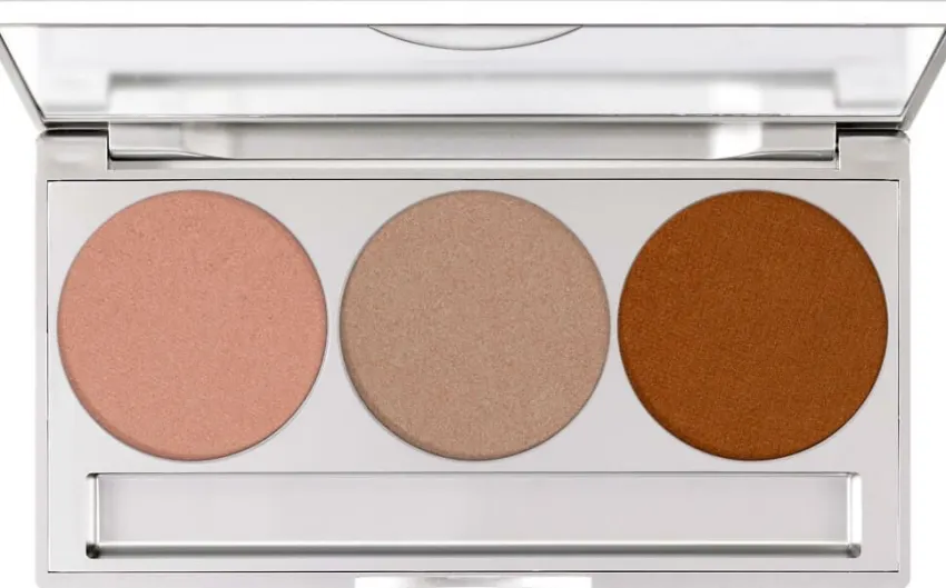 Outlet Kryolan Professional Make-Up Kryolan Glamour Glow Palette Trio Set magnetisch