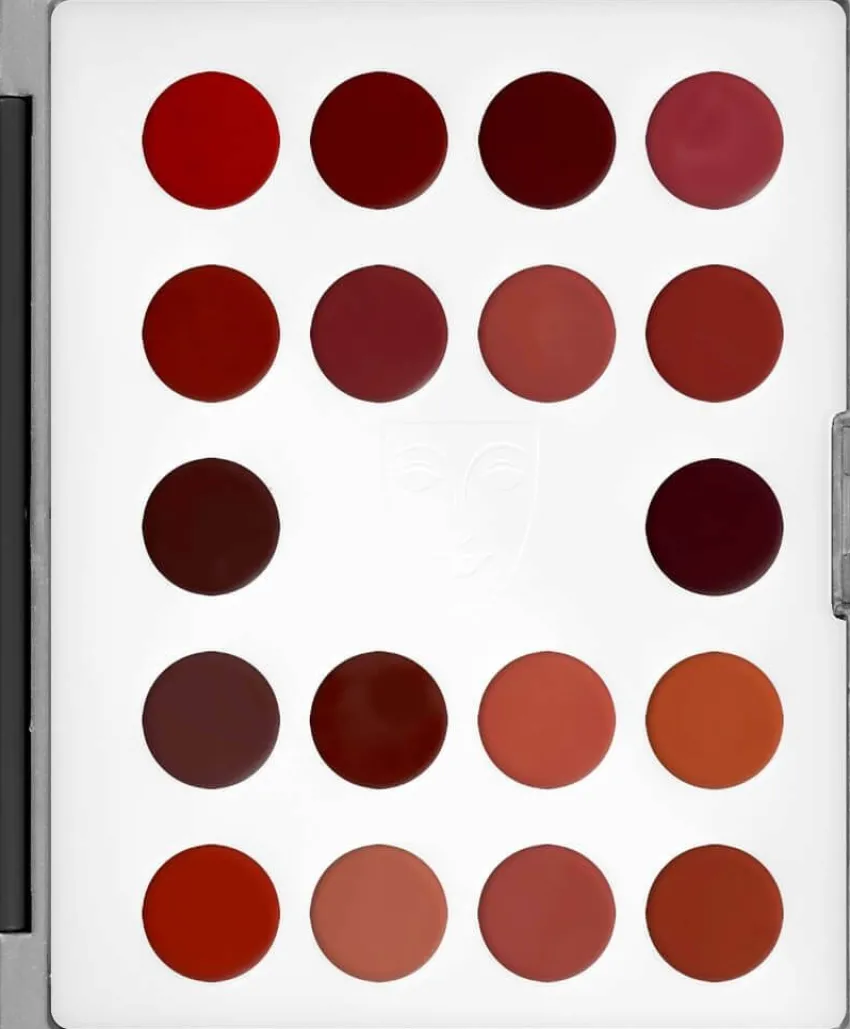 Sale Kryolan Professional Make-Up Kryolan Lip Rouge Mini-Palette 18 Farben