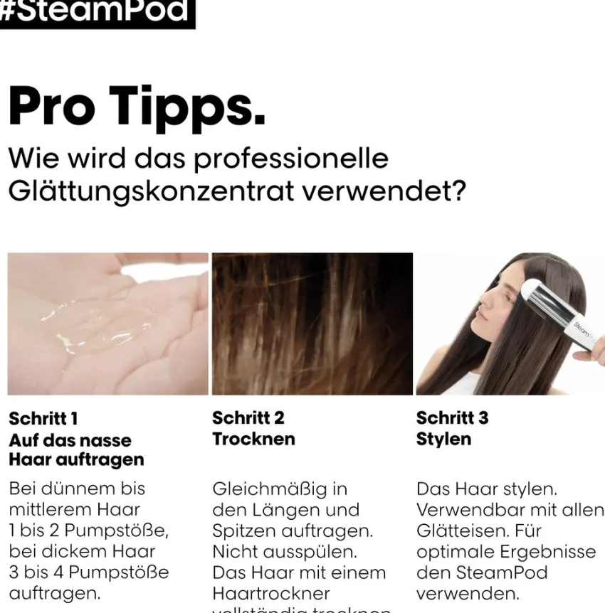 Hot L'Oréal Professionnel Paris L'Oréal Professionnel SteamPod Glättungskonzentrat