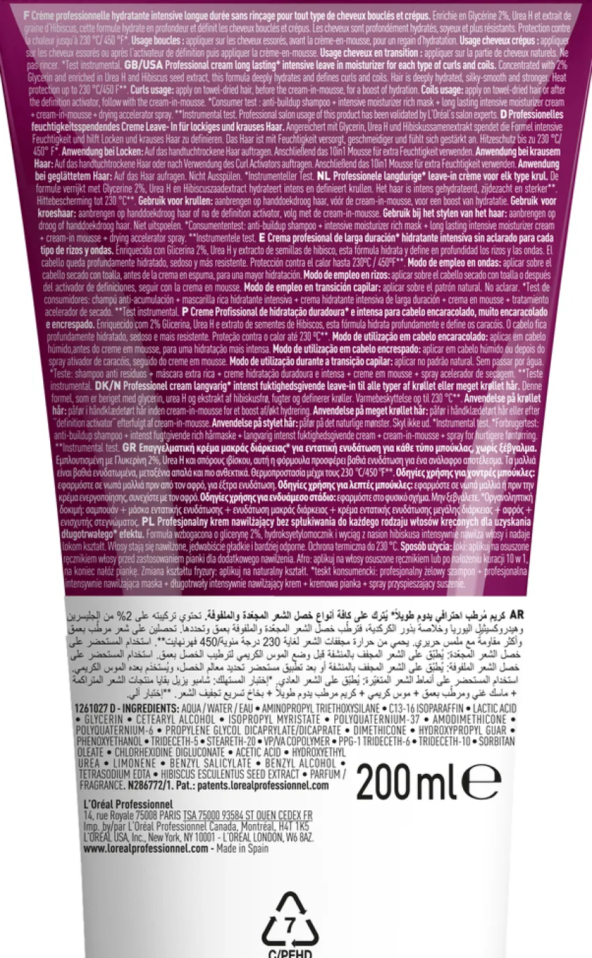 Best L'Oréal Professionnel Paris L'Oréal Série Expert Curl Expression Long Lasting Intensive Leave-In Moisturizer