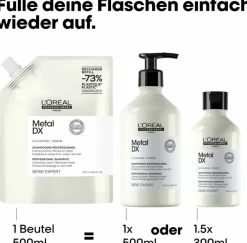 Best L'Oréal Professionnel Paris L'Oréal Série Expert Metal DX Refill Shampoo 500ml