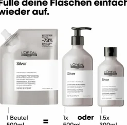 Hot L'Oréal Professionnel Paris L'Oréal Série Expert Silver Refill Shampoo 500ml