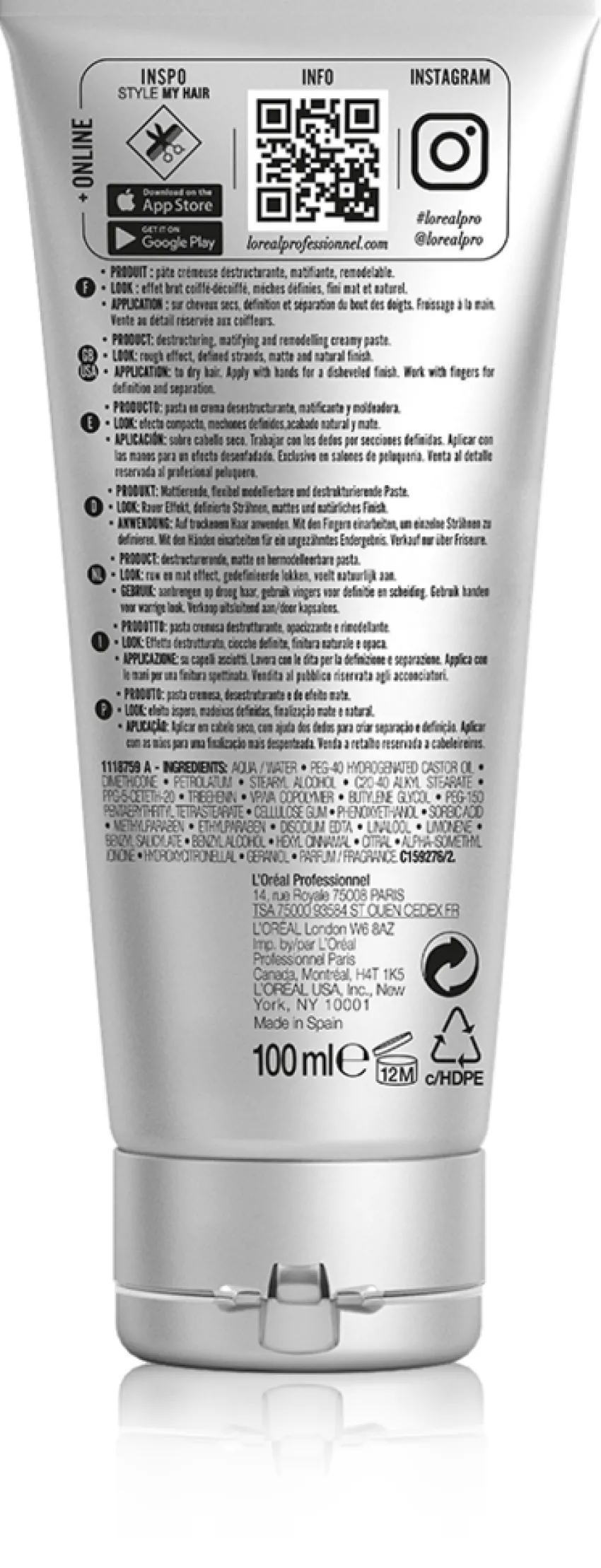 Fashion L'Oréal Professionnel Paris L'Oréal Tecni.Art Depolish