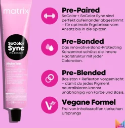 Online Matrix SoColor Sync Acidic NGA Tönung