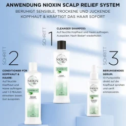 Hot Nioxin Scalp Relief 3-Stufen-System