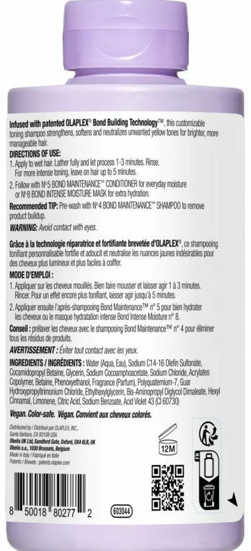 Discount Olaplex No. 4P Blonde Enhancer Toning Shampoo