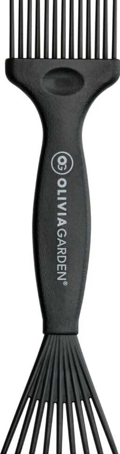 New Olivia Garden Bürstenreiniger Mini aus recyceltem Kunststoff, schwarz