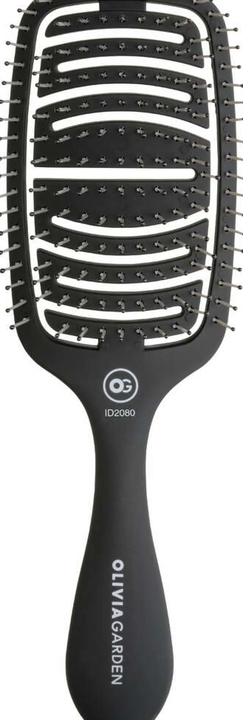 Sale Olivia Garden Essential Care Flex Thick Hair Bristles Matt Black