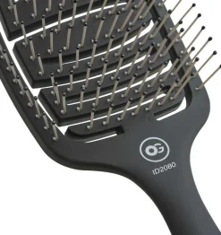 Sale Olivia Garden Essential Care Flex Thick Hair Bristles Matt Black