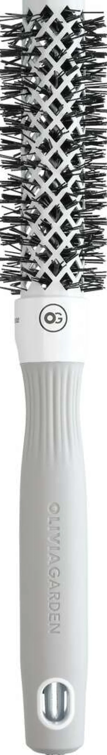 Outlet Olivia Garden Expert Blowout Shine Rundbürste Weiß & Grau