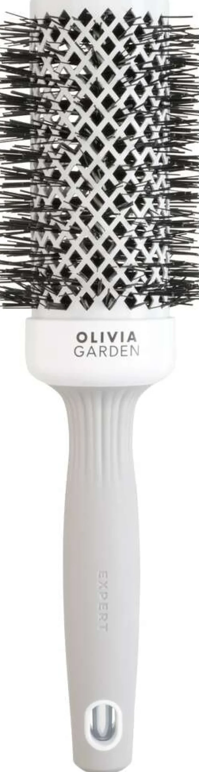 Outlet Olivia Garden Expert Blowout Shine Rundbürste Weiß & Grau
