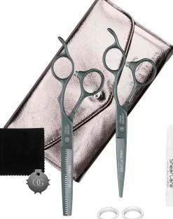 Discount Olivia Garden SilkCut PRO 2er Set Charcoal