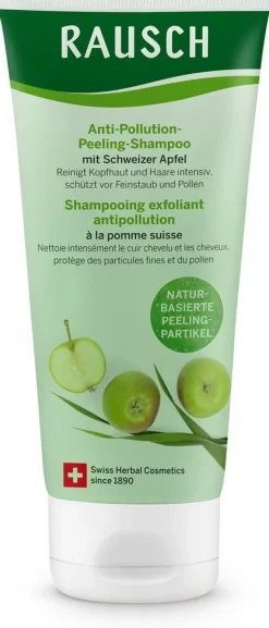 New Rausch Anti-Pollution-Peeling Shampoo mit Schweizer Apfel